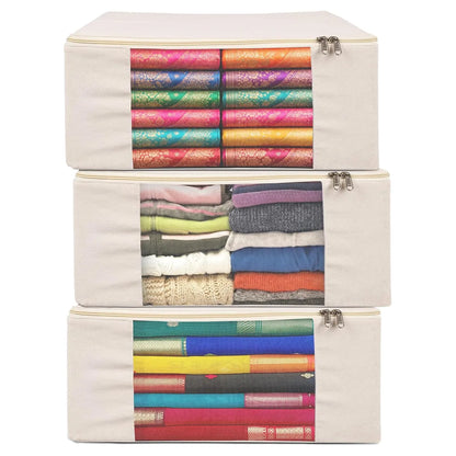 Premium Saree Storage Organizers with Zip
