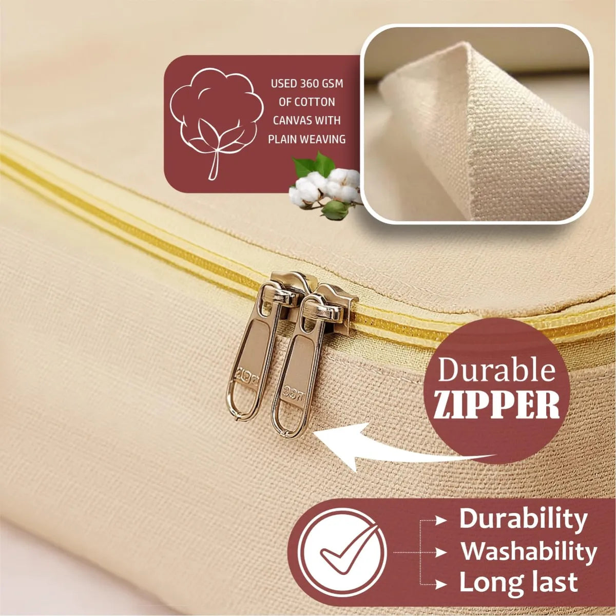 Premium Saree Storage Organizers with Zip