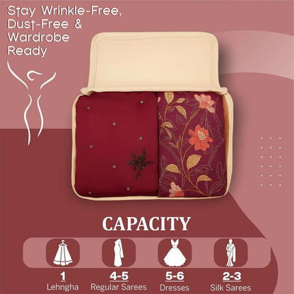 Premium Saree Storage Organizers with Zip