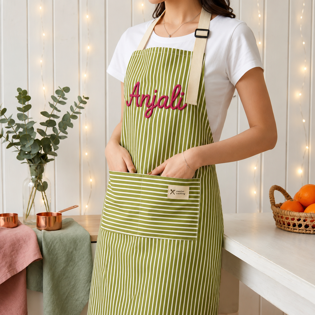 Customized Kitchen Apron™ – Handmade Personalized Gift For Her