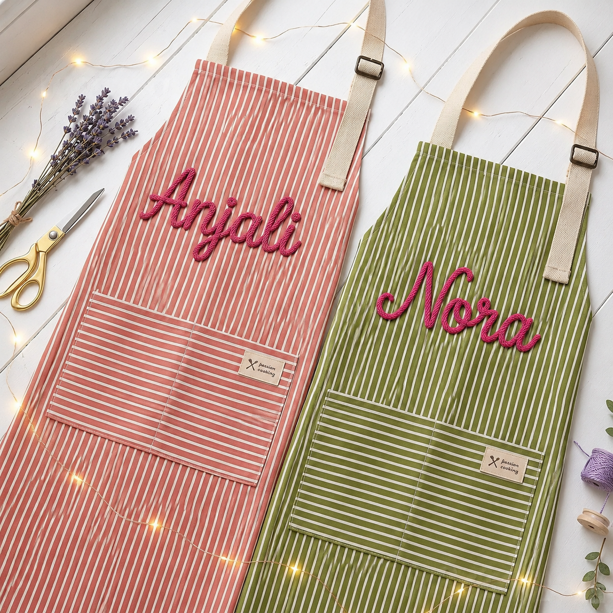 Customized Kitchen Apron™ – Handmade Personalized Gift For Her