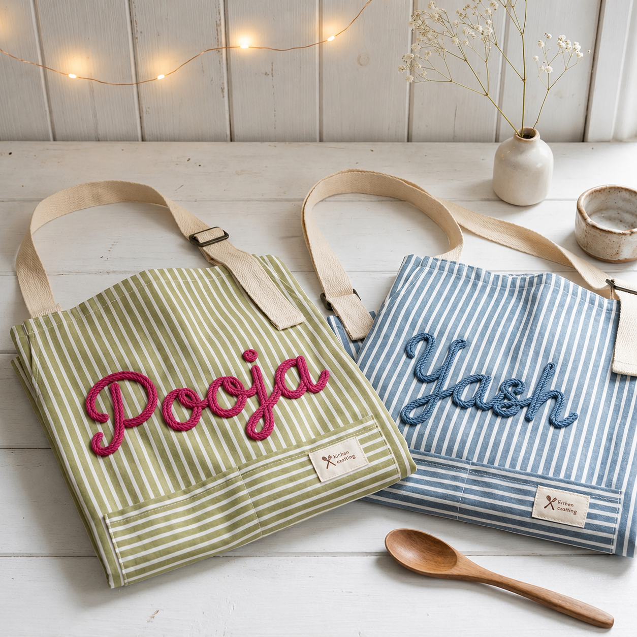 Customized Kitchen Apron™ – Handmade Personalized Gift For Her