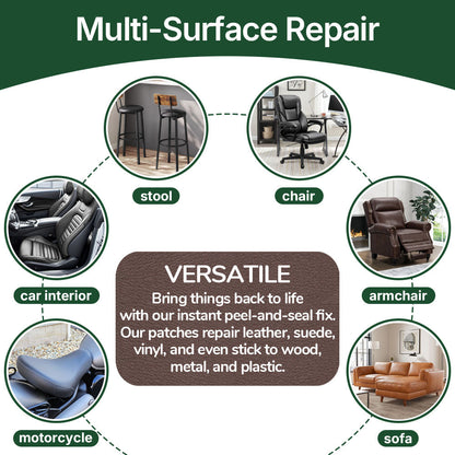 InstaRepair™ Self-adhesive Leather Repair Patch